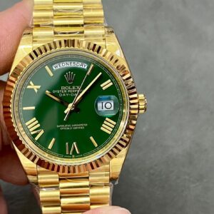 Rolex Day Date Weekly Journal 18K Yellow Gold Plated counter weight