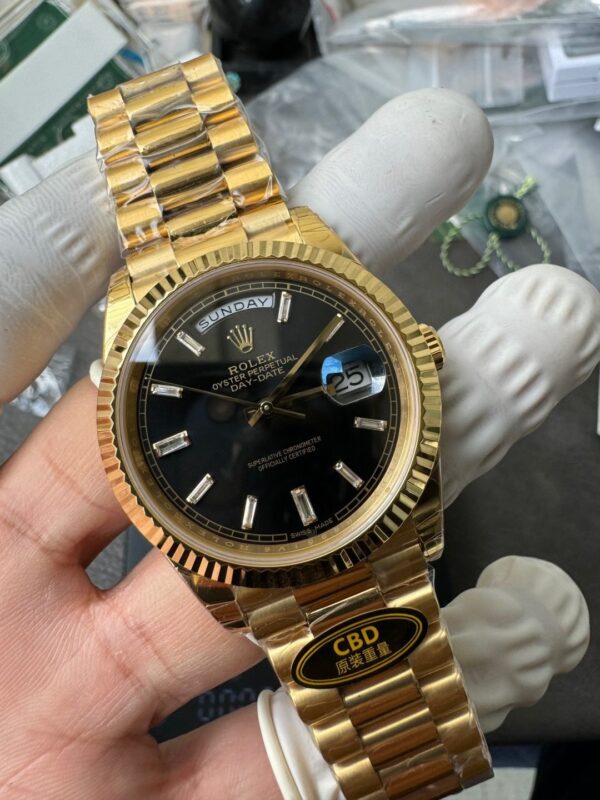 Rolex Yellow Gold Day-Date 40mm Caliber 3255 Pair of Original Weights - Image 10