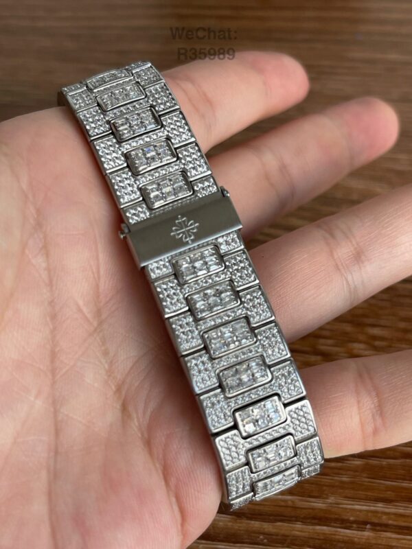 Patek Philippe 5711 Hand-set moissanite diamonds - Image 11
