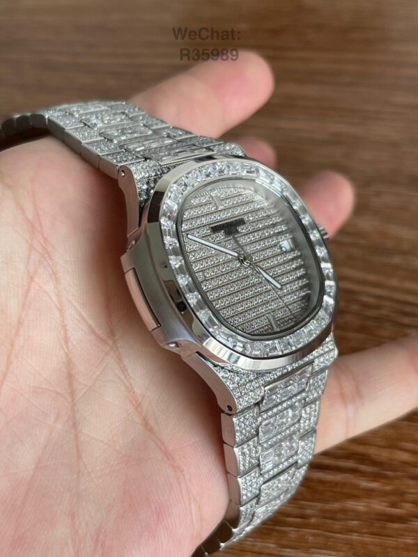 Patek Philippe 5711 Hand-set moissanite diamonds - Image 4