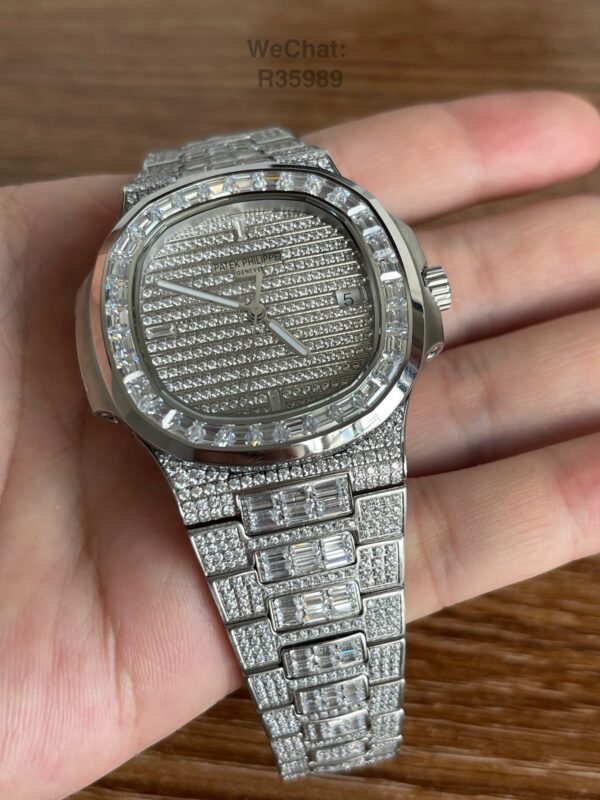 Patek Philippe 5711 Hand-set moissanite diamonds - Image 3