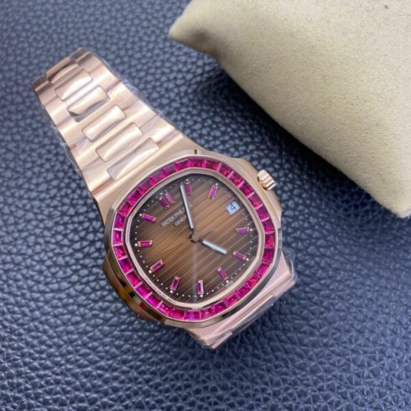 Patek Philippe 5711 18k gold-plated ruby - Image 5