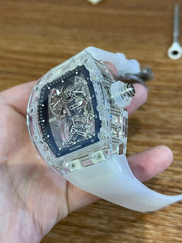 Richard Mille 55-01 Tourbillon Sapphire crystal case - Image 5