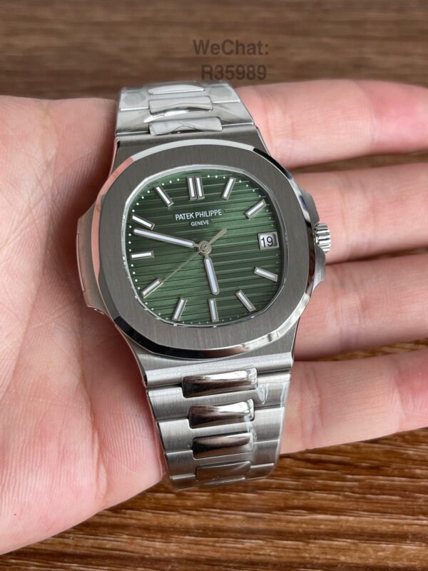 Patek Philippe 5711 Plated White Gold Green - Image 10