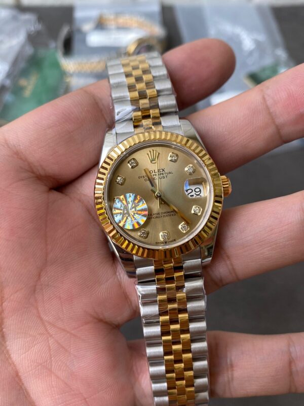 Rolex Women-s Datejust 31mm/28mm Swiss Movement - Image 7