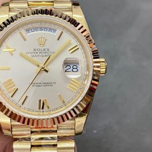 Rolex Day Date Weekly Journal 18K Yellow Gold Plated counter weight