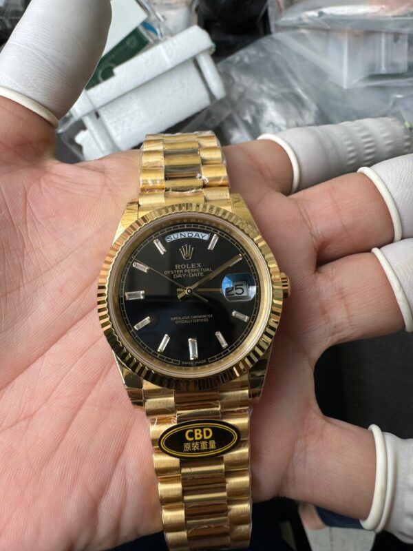 Rolex Yellow Gold Day-Date 40mm Caliber 3255 Pair of Original Weights - Image 8