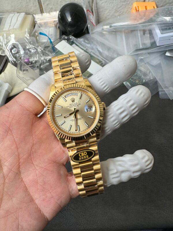 Rolex Yellow Gold Day-Date 40mm Caliber 3255 Pair of Original Weights - Image 8