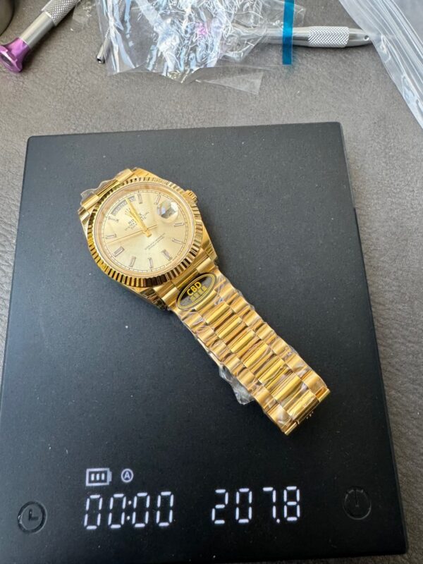 Rolex Yellow Gold Day-Date 40mm Caliber 3255 Pair of Original Weights - Image 2