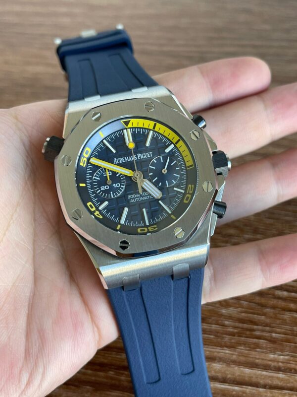 Audemars Piguet Royal Oak 26703 Chronograph Automatic Mechanical Watch Original caliber 3124 Diameter: 42mm - Image 8