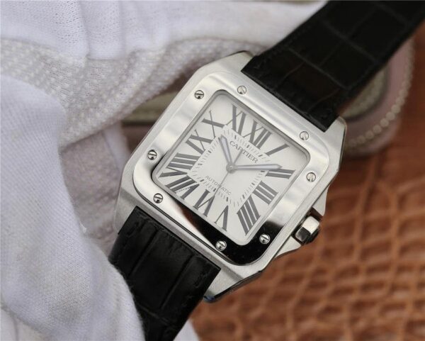 Cartier Santos 100 Swiss Automatic Watch - 1:1 Superclone - Image 6