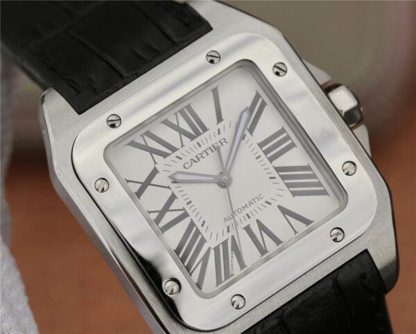 Cartier Santos 100 Swiss Automatic Watch - 1:1 Superclone - Image 3
