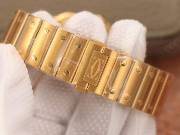 Cartier Tank Anglaise 18K Yellow Gold - 1:1 Superclone - Image 7