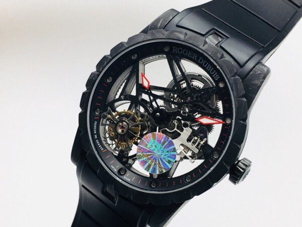 Roger Dubuis - Excalibur Spider DBEX0577 Carbon Fly Tourbillon 1:1 Superclone - Image 2