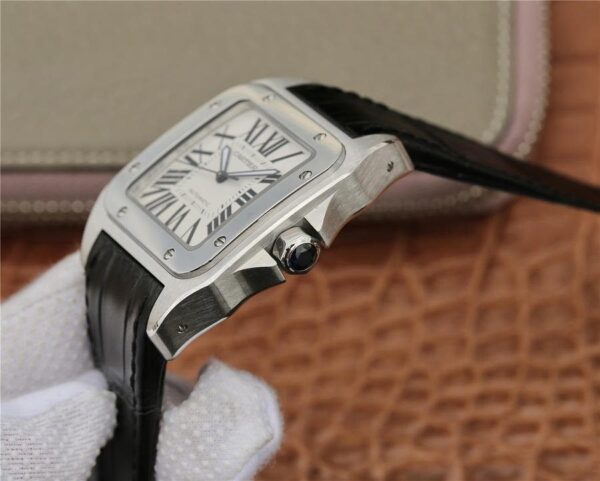Cartier Santos 100 Swiss Automatic Watch - 1:1 Superclone - Image 4