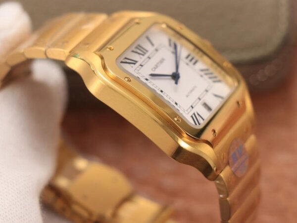 Cartier Tank Anglaise 18K Yellow Gold - 1:1 Superclone - Image 5
