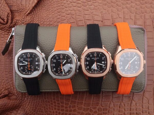Patek Philippe Aquanaut 5164A -1:1 Superclone(Rose gold bezel Aquanaut 5164A) - Image 2