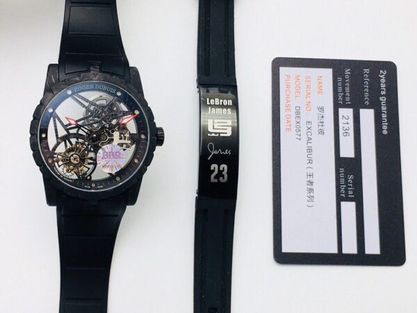Roger Dubuis - Excalibur Spider DBEX0577 Carbon Fly Tourbillon 1:1 Superclone - Image 4