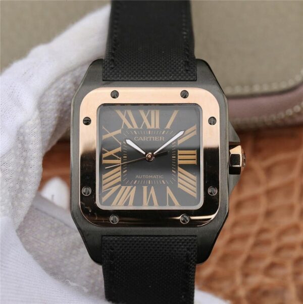 Cartier Santos 100 Pink Gold - 1:1 Superclone
