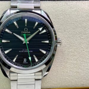 1:1 Superclone-Omega Seamaster Aqua Terra 150M Co-Axial Master Chronometer(绿条纹海马)
