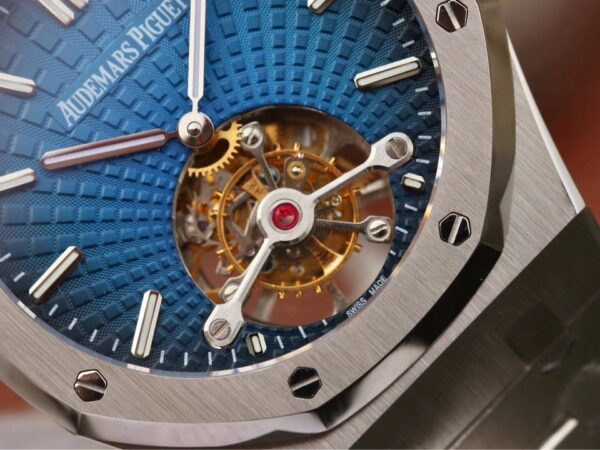 Audemars Piguet Royal Oak (TOURBILLON EXTRA-THIN) 1:1 Superclone(Blue tourbillon AP) - Image 6