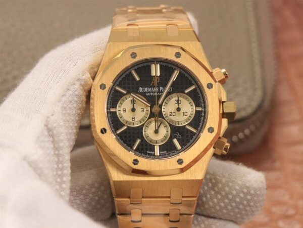 Audemars Piguet Royal Oak Chronograph 18K Gold on 904L Steel - 1:1 Sup