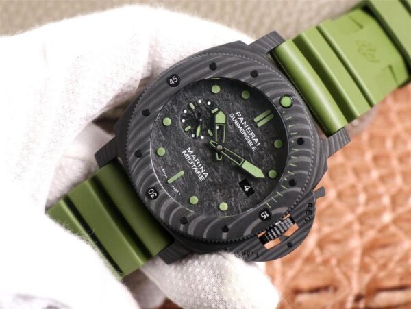 Panerai Carbotech Marina Militare Submersible.PAM961-1:1 Superclone - Image 4