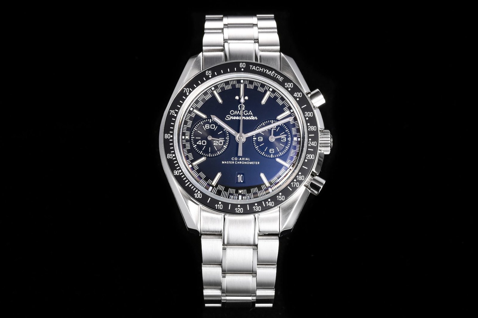 1:1 Superclone-Omega Super Series Moonphase reference number 431.53.41.21.01.001(Black Timer OMEGA)