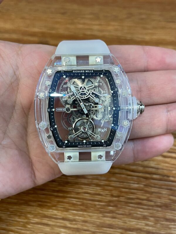 Richard Mille 55-01 Tourbillon Sapphire crystal case