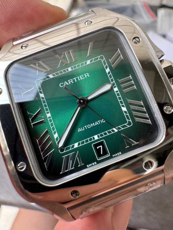 Cartier Santos moissanite 35.1mm/39.8mm - Image 3