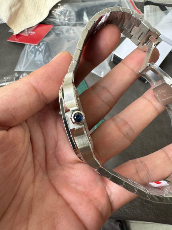 Cartier Santos moissanite 35.1mm/39.8mm - Image 7