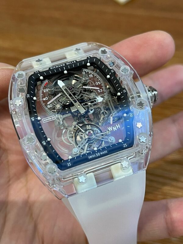 Richard Mille 55-01 Tourbillon Sapphire crystal case - Image 3