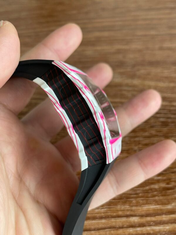 Richard Mille 38-02 Tourbillon Pink Carbon Fiber Unisex - Image 5