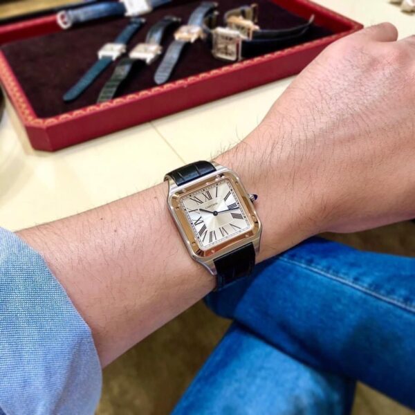 Cartier Santos-Dumont collection 43.5*31.4mm/38*27.5mm - Image 11