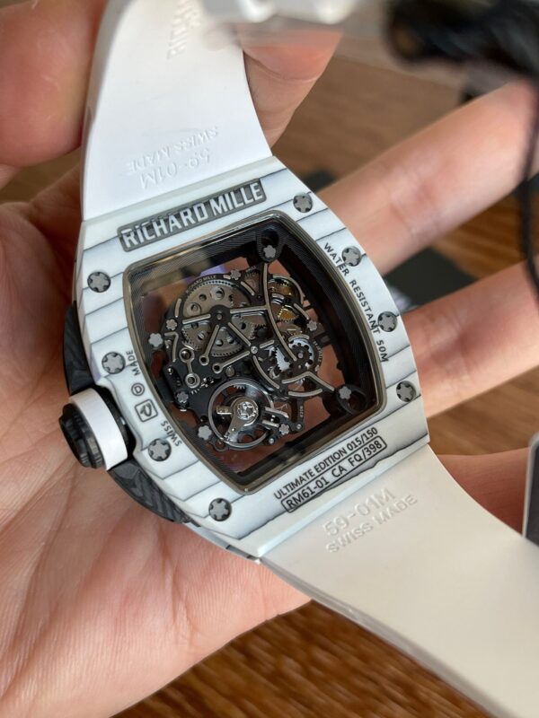 Richard Mille 60-01 White carbon fiber - Image 6