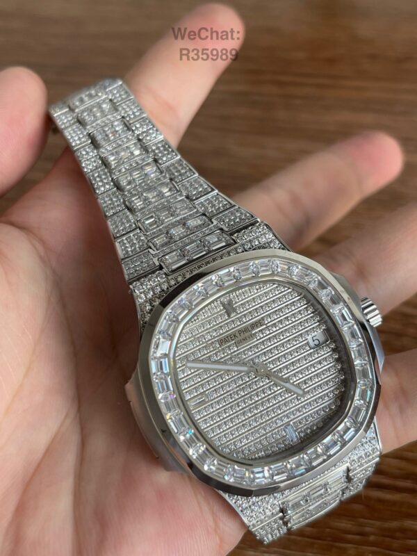 Patek Philippe 5711 Hand-set moissanite diamonds - Image 5