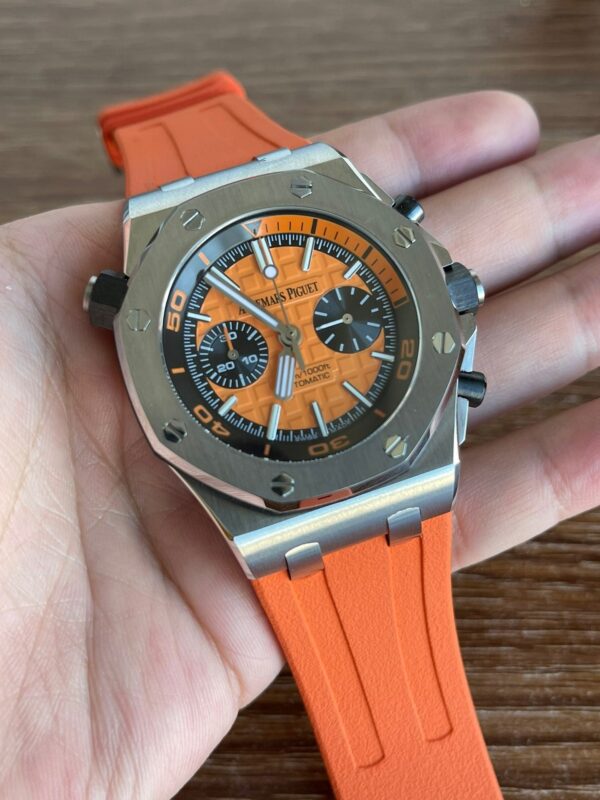 Audemars Piguet Royal Oak 26703 Chronograph Automatic Mechanical Watch Original caliber 3124 Diameter: 42mm - Image 8