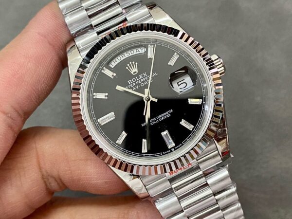 Rolex 18K White Gold Day Date 40mm - Image 9