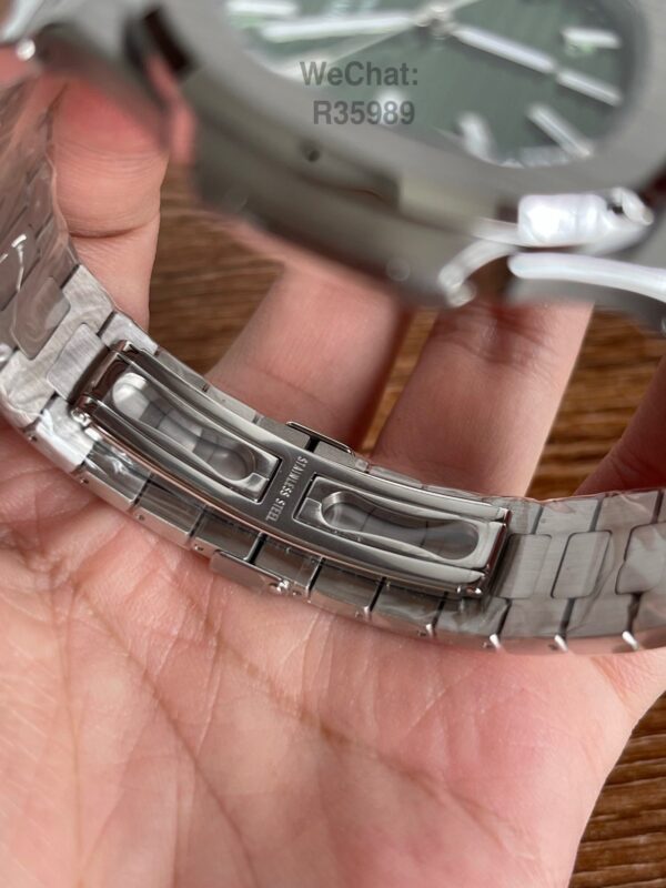 Patek Philippe 5711 Plated White Gold Green - Image 7