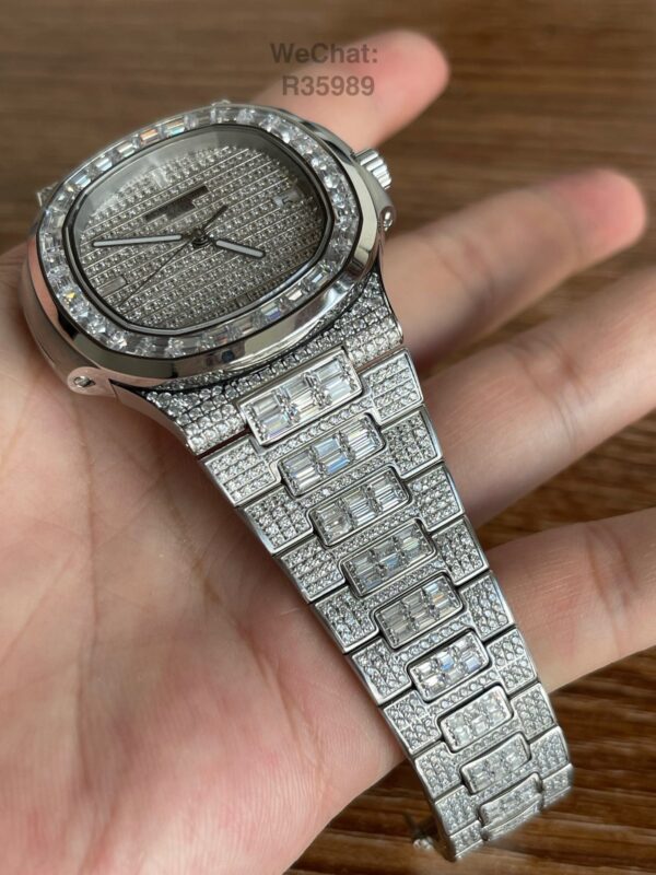 Patek Philippe 5711 Hand-set moissanite diamonds - Image 8