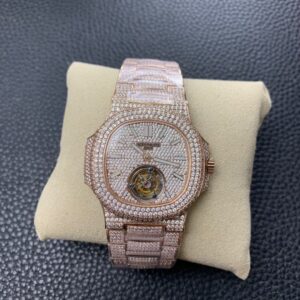 Patek Philippe Nautilus Women-s Moissanite full diamonds