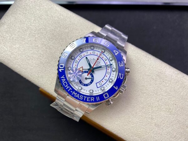 Rolex Yachtmaster II Stainless Steel Ref.116680- 1:1 Superclone(Silver yacht master II) - Image 7