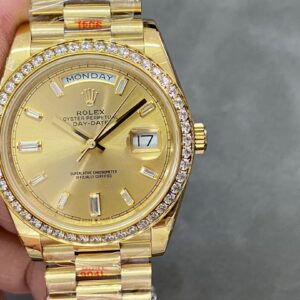 Rolex Day Date Weekly Journal 18K Yellow Gold Plated counter weight