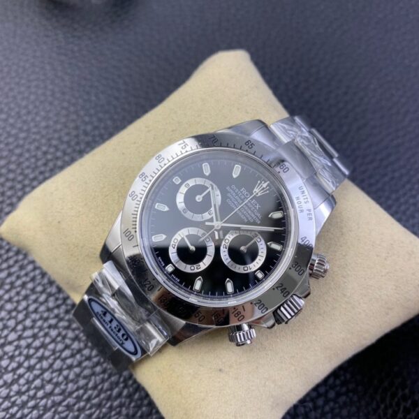 Rolex Cosmograph Daytona 116520 (Steel Black Face Daytona) - Image 8