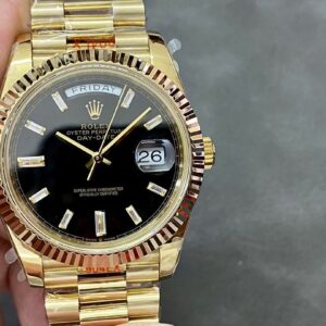 Rolex Day Date Weekly Journal 18K Yellow Gold Plated counter weight