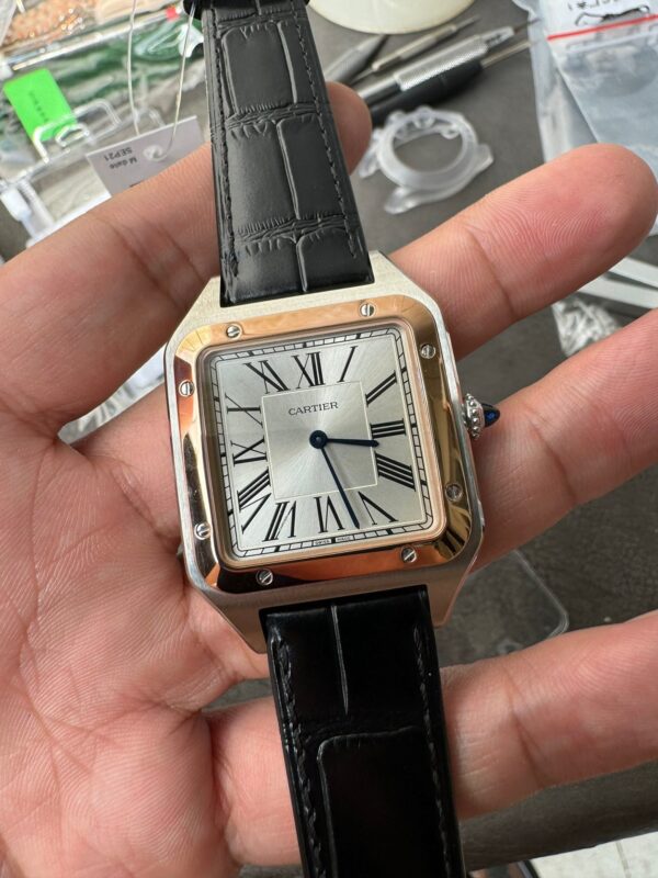 Cartier Santos-Dumont collection 43.5*31.4mm/38*27.5mm - Image 5