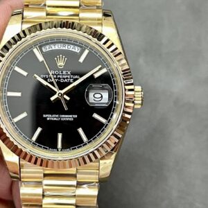 Rolex Day Date Weekly Journal 18K Yellow Gold Plated counter weight